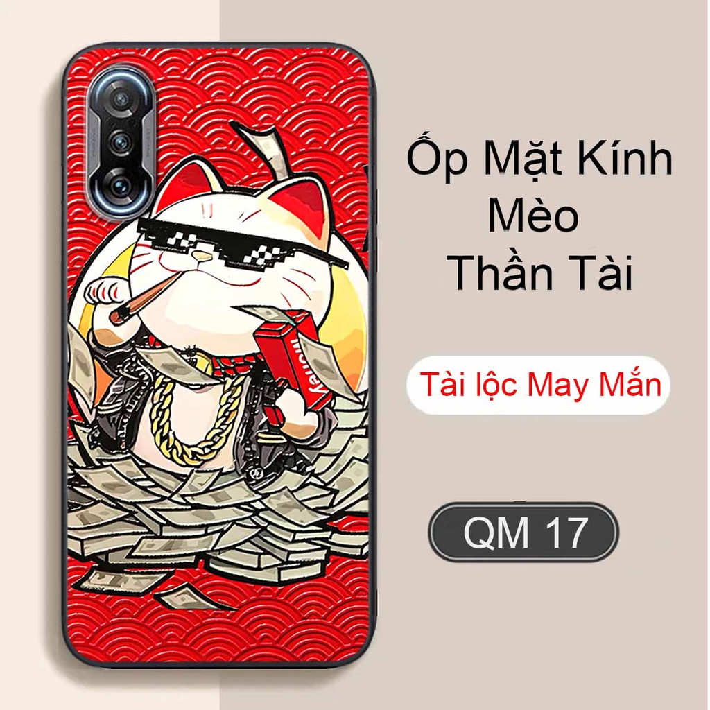 Ốp Xiaomi Redmi K40 / K40 Pro / Gaming  Mèo thần tài may mắn