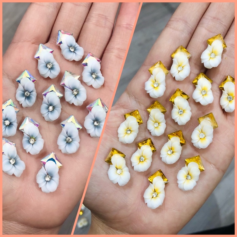 Hoa Ngậm Đá làm nail