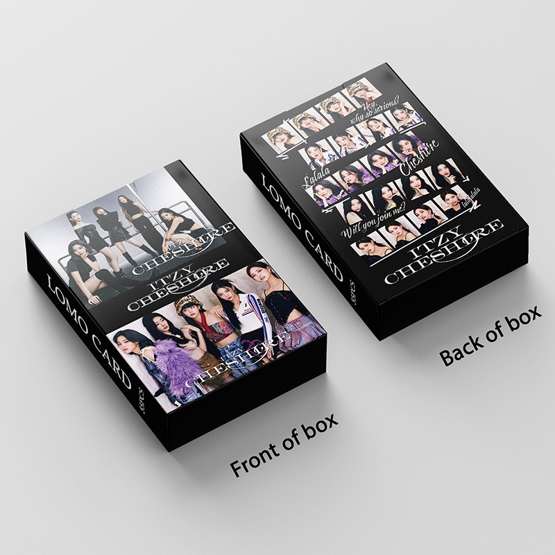 ITZY Hộp 55 Tấm Thẻ Ảnh LOMO Card CHESHIRE LOMO