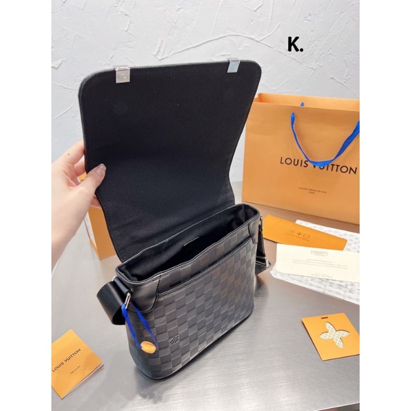 Túi đeo chéo nam(cặp nam) LV hàng super sz26x22cm họa tiết truyền thống phong cách dã man