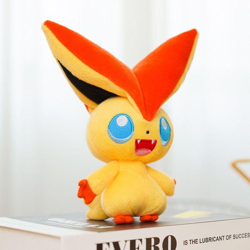 【Ready Stock】20cm Victini Snivy Deerling Tepig Plush Toy Pokemon Soft Stuffed Animal Doll Kid Gift