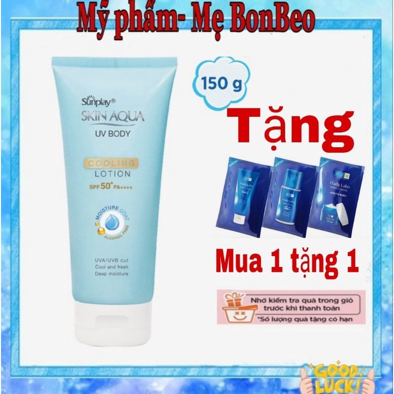 Kem chống nắng dưỡng thể Mát Lạnh Sunplay Skin Aqua UV Body SPF 50+ PA++++ (150g)