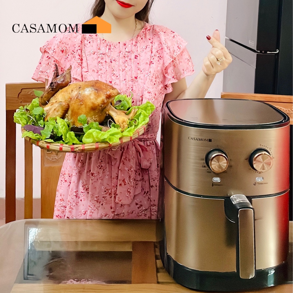 Nồi Chiên Không Dầu Nội Địa Chính Hãng Casamom Hàn Quốc CAA-206 Dung Tích 7L Bảo Hành 12 Tháng Lỗi 1 Đổi 1 - Hanitech