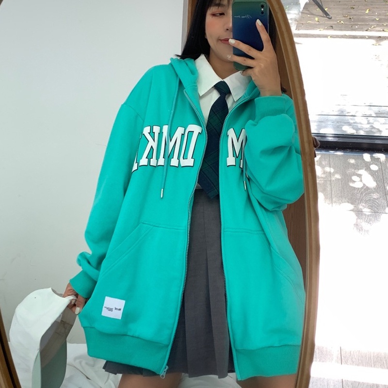 NRVP Áo KhoáC Hoodie Tay DàI KiểU DáNg Thể Thao Cho Nữ