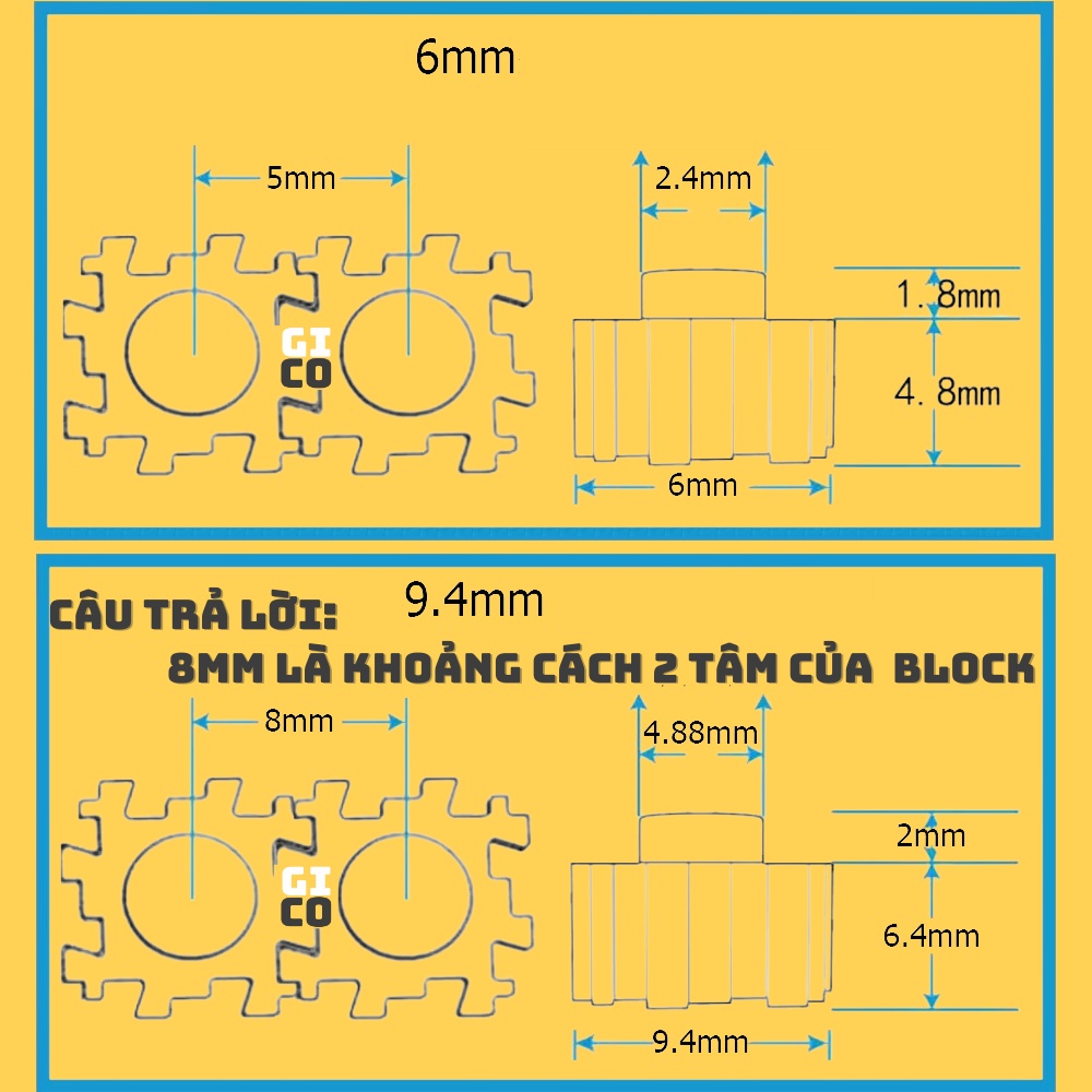 Túi 1500 mảnh ghép 1x1 hỗn hợp lắp ráp đồ chơi xếp hình nhiều màu bằng nhựa ABS an toàn