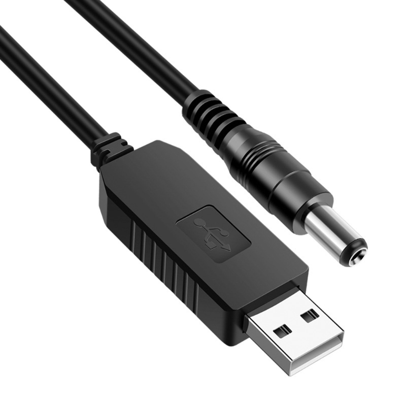 Dây Cáp USB Tăng Áp DC 9V 12V 5.5mm 3.5mm Cho Bộ Định Tuyến