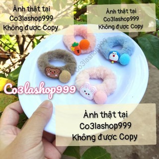 Dây Cột tóc Doremon/thỏ/gấu SIZE NHỎ dễ thương (1 dây)