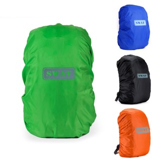 Bọc balo đi mưa 35-50l logo swat phản quang siêu xịn