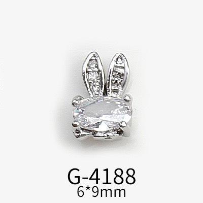 Charm nail thỏ đính đá cao cấp hot trend