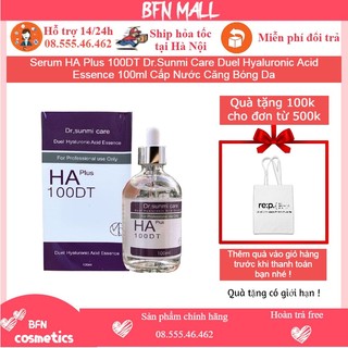 Serum HA Plus 100DT Dr.Sunmi Care Duel Hyaluronic Acid Essence 100ml Cấp Nước Căng Bóng Da
