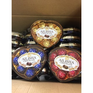 Socola tim AILISHA 84g 3 màu date mới