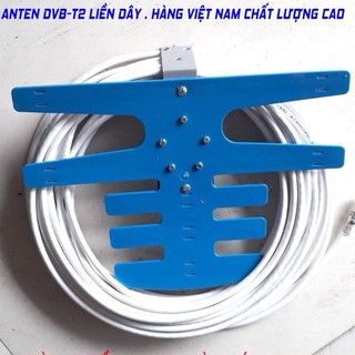 Anten NAN XANH thu truyền hình kỹ thuật số mặt đất DVB-T2  kèm dây 15 mét - Anten DVB T2 NAN XANH DÀI 15M