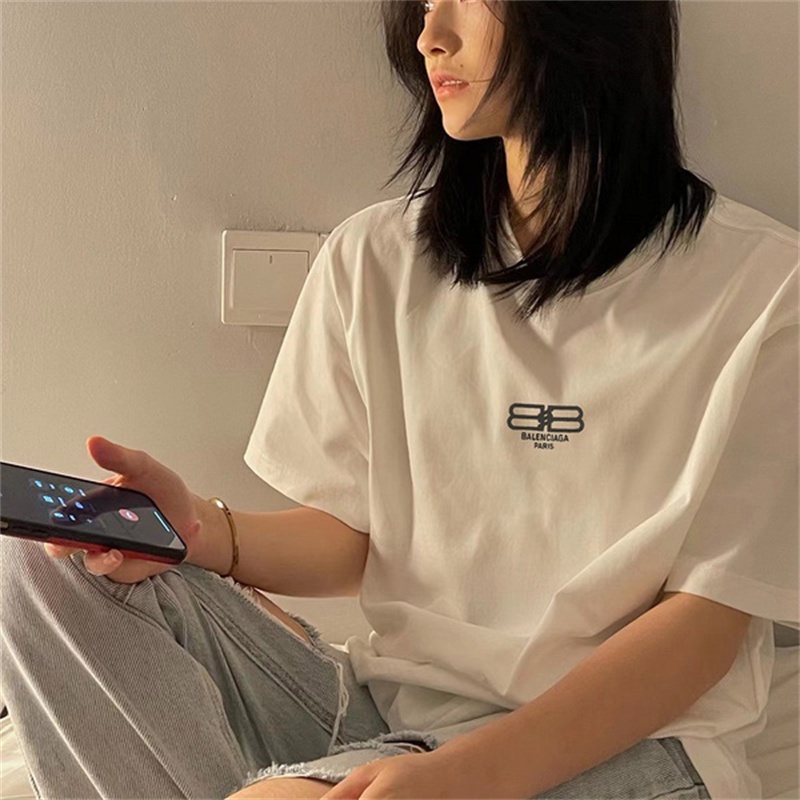 Áo Thun Ba8le88 Tay Ngắn Thêu Logo Phong Cách Đường Phố Thời Trang Chất Lượng Cao