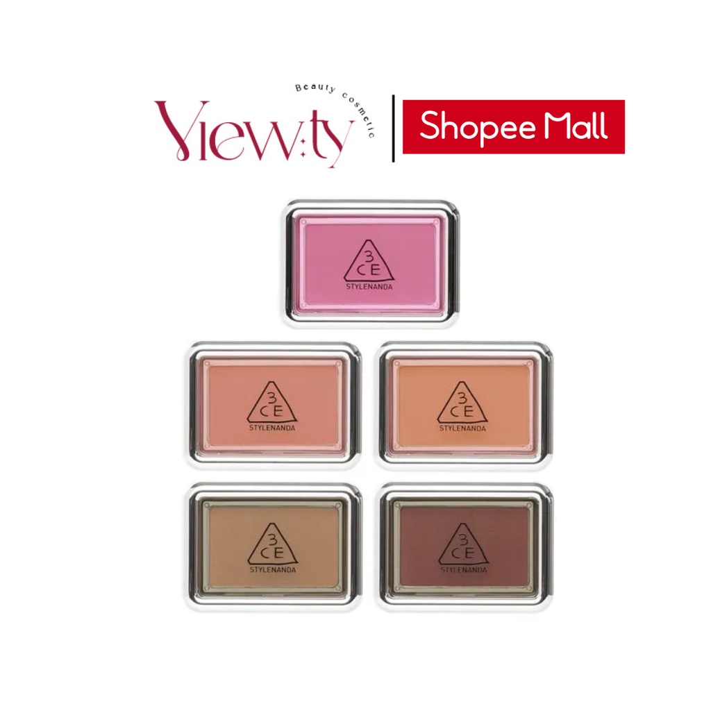 Bảng Phấn Má Hồng 3CE New Take Face Blusher 4.5g chất phấn mịn lì, nhỏ mịn