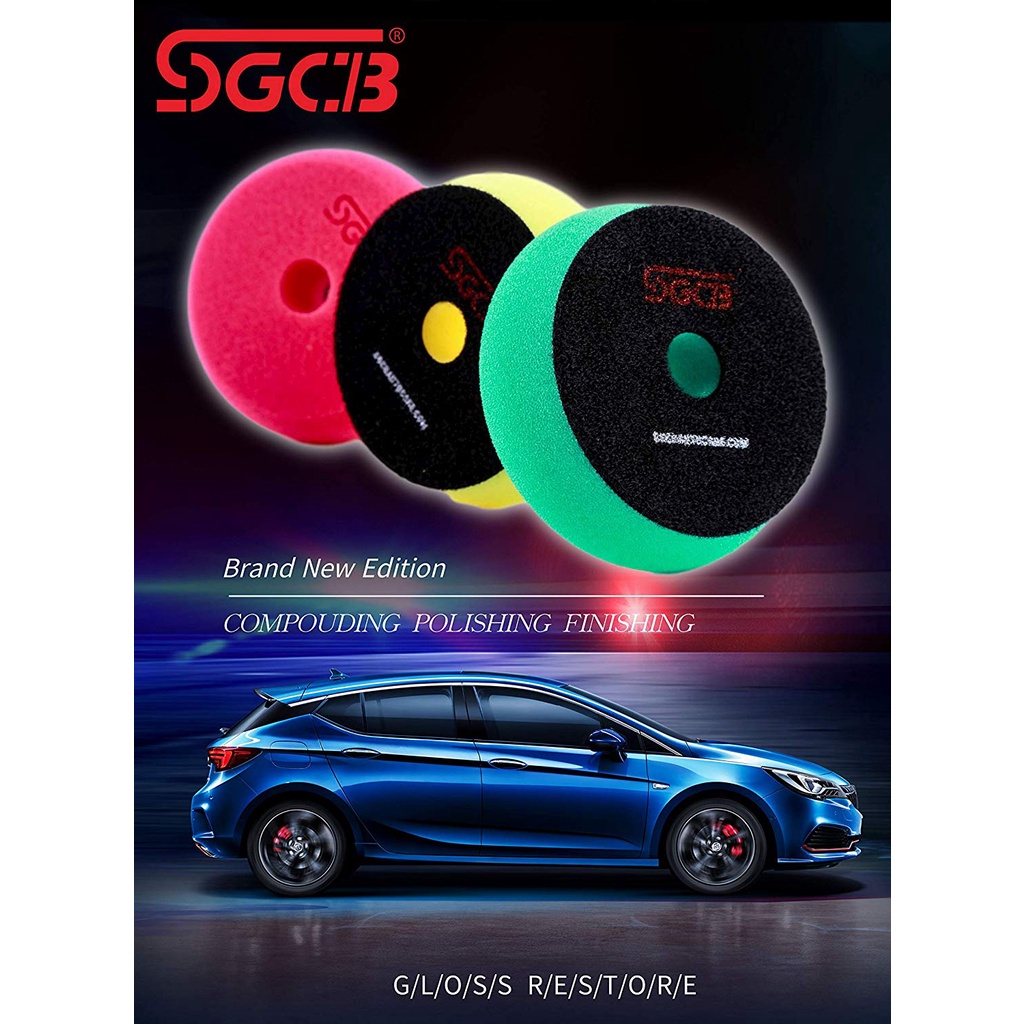 Phớt đánh bóng SGCB 3 bước, 5inch - 6inch