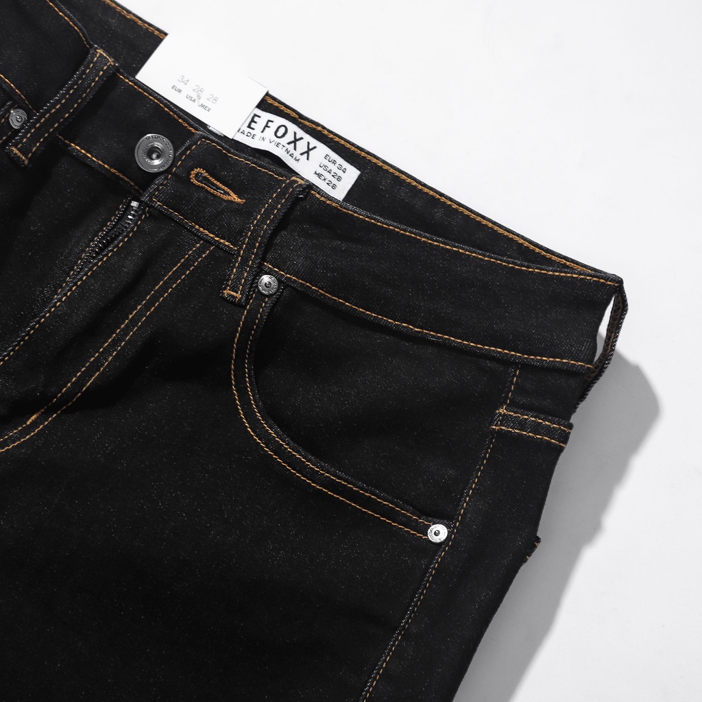 QUẦN BÒ - QUẦN JEAN - DEFOXX - INDIGO BLACK  - FORM SLIM FIT - CODE: 221250