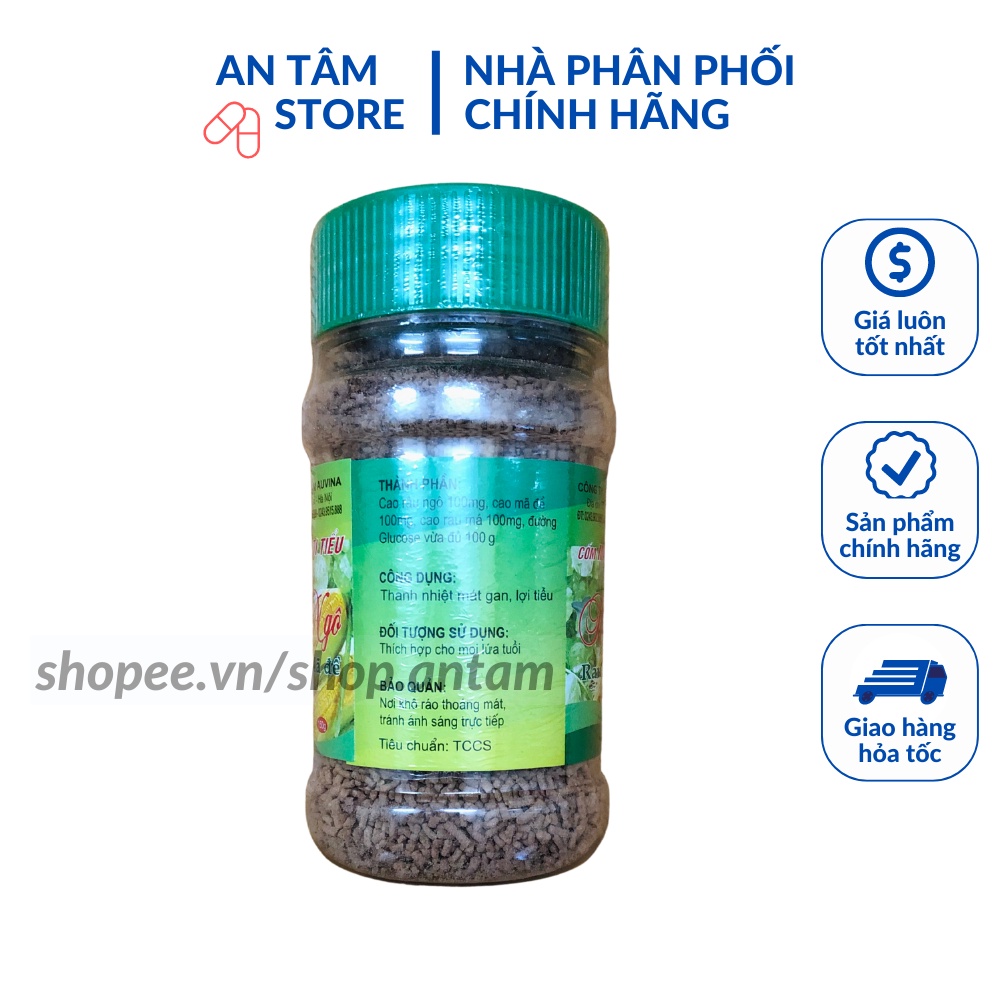 Trà râu ngô rau má mã đề giải nhiệt mùa hè
