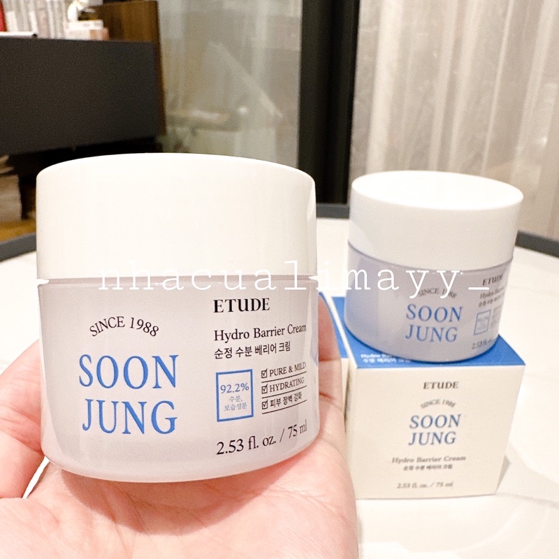 Kem dưỡng ẩm Etude House Soon Jung Hydro Barrier Cream