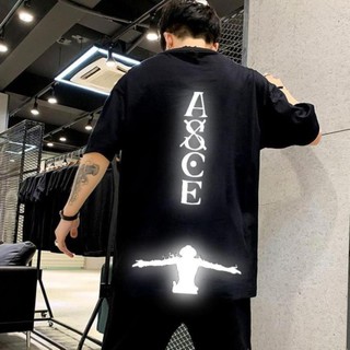 Áo thun tay lỡ phản quang ace nam nữ