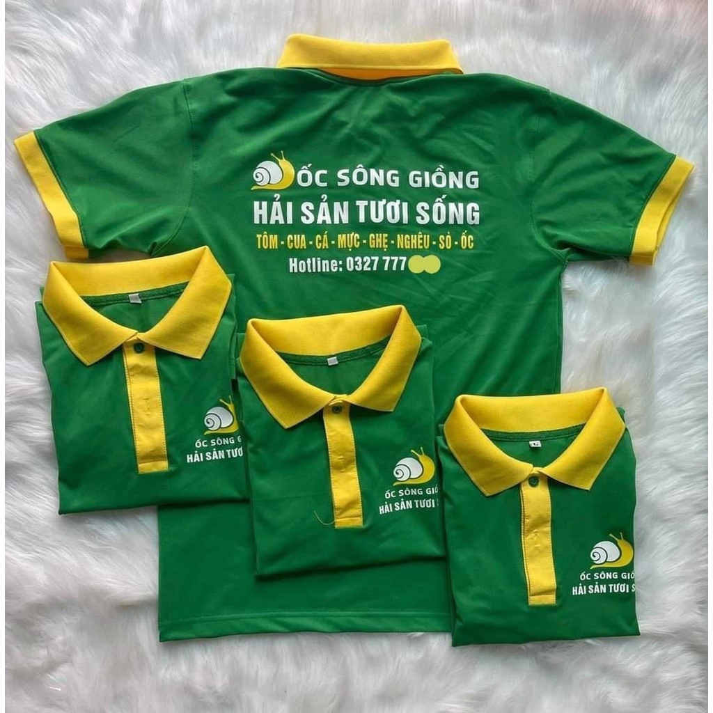 ÁO ĐỒNG PHỤC POLO cho nhà hàng, công ty,...in ấn theo yêu cầu [FREE THIẾT KẾ