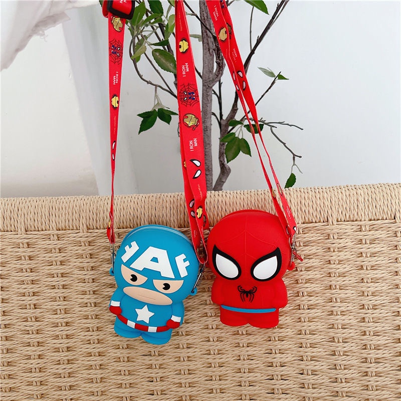 Babyfair. Trẻ Em Tiền  Hoạt Hình Dễ Thương Dạng Ba Chiều Tinh Tế Di Động Silicone Túi Ví Nhỏ