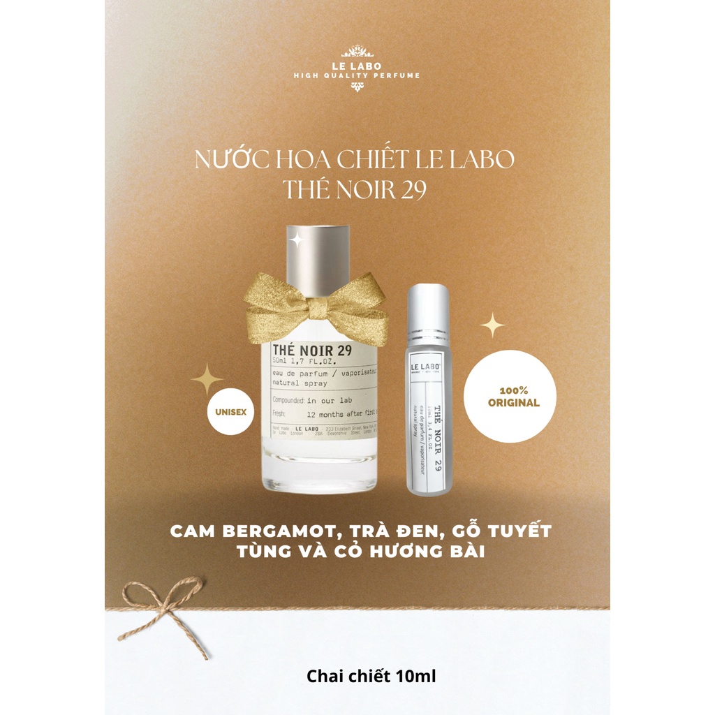 Nước hoa dùng thử Le Labo Rose 31 10ml