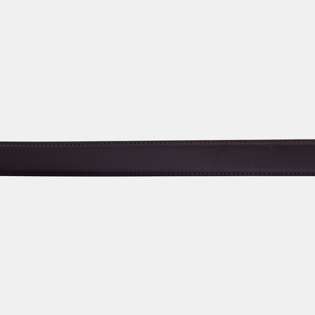 Thắt Lưng Da Bò Saffiano Xuất Khẩu Mỹ DON ITALO 2 Màu Đen Nâu Dây Nịt Da Thật Cao Cấp DONTL05