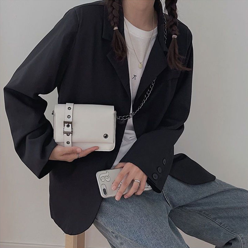 Túi Đeo Chéo Dáng Vuông Nhỏ Phong Cách niche Thời Trang Cho Nữ