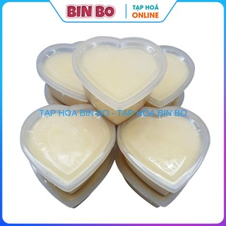 Khuôn Bánh Flan Hình Trái Tim Có Nắp Combo 50 cái khuôn bánh da lợn