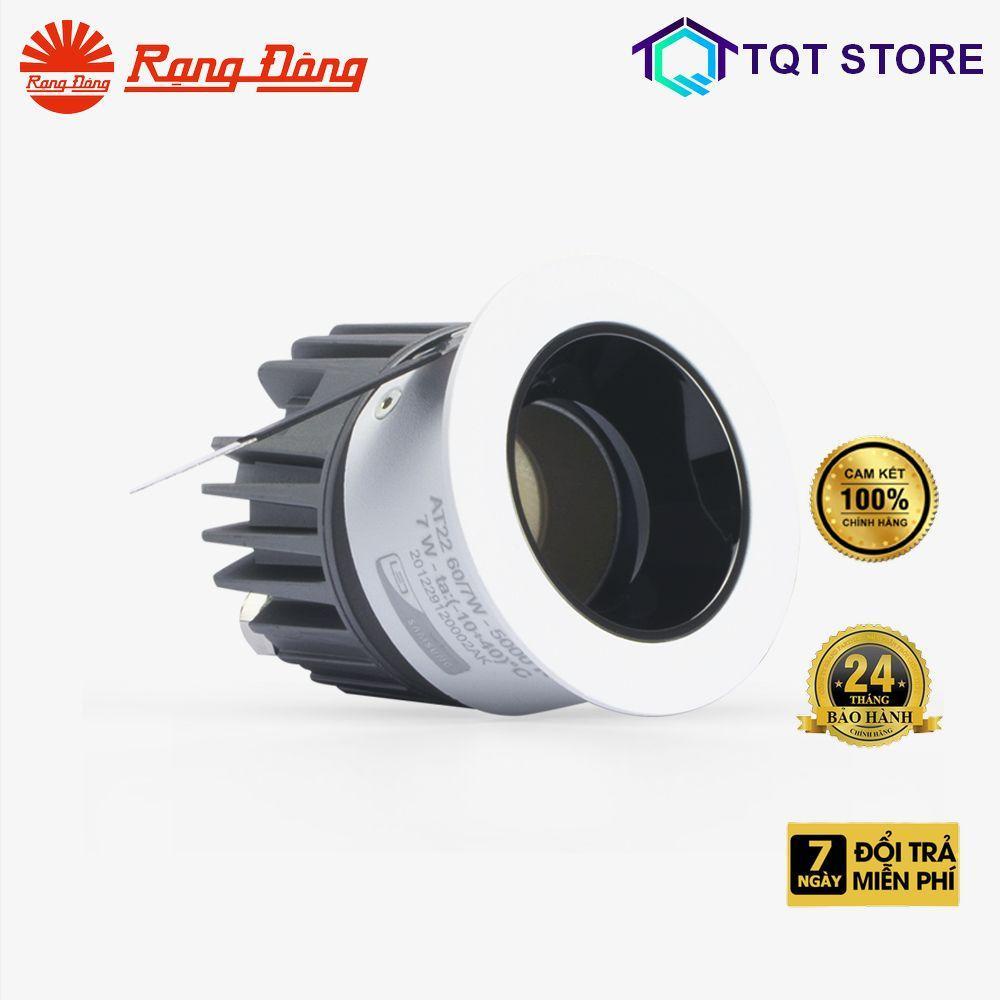 Đèn LED Downlight Rạng Đông xoay góc AT22.BLE 60/7W, 60/9W, 60/12W 5000K