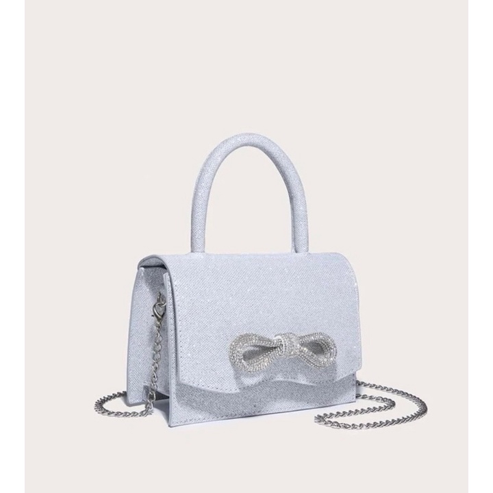 TÚI XÁCH NƠ NỮ ĐÍNH ĐÁ SANG CHẢNH