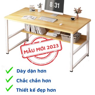 Bàn học,bàn làm việc kiểu hàn KT 1m khung sắt 25x25mm sơn tĩnh điện, mặt gỗ mdf cao cấp