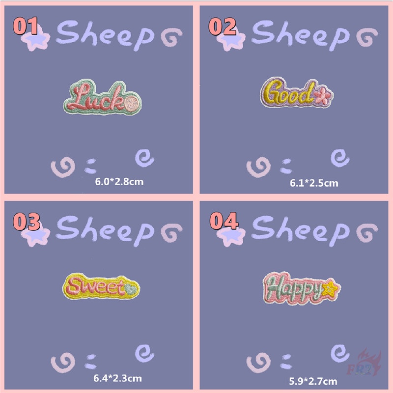 ✿ Miếng Dán Tự Dính Họa Tiết Kuromi / Melody / Cinnamoroll Ngọt Ngào Dễ Thương ✿ 1 Miếng Vá Quần Áo DIY Hình Hoạt Hình S.a.n.r.i.o