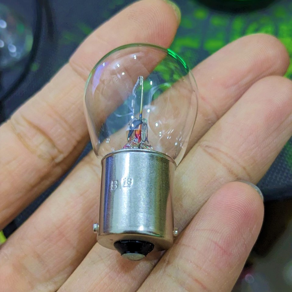 1 bóng đèn 1156 BA15S 1157 BAY15D Halogen đèn hậu đèn phanh ô tô xe máy