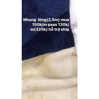 vải nhung b bình bụt