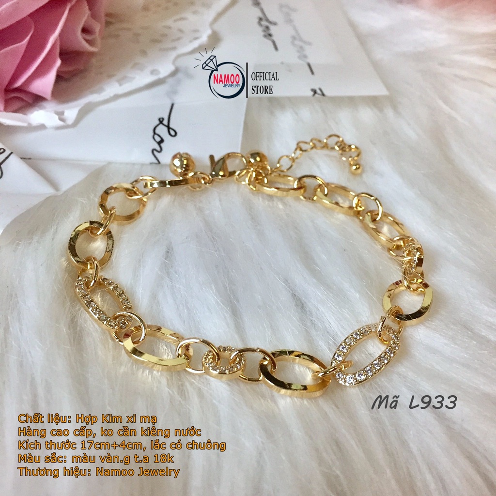 Lắc Tay Nữ L933 Bền Màu, Bảo Hành 6 tháng ko đen gỉ