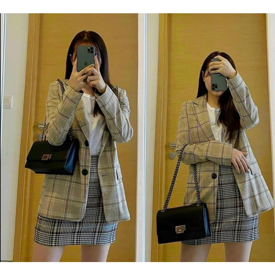 Túi Xách C&K Siêu Xinh Siêu Sang Dây Phối Xích Đeo Chéo Tiện Lợi