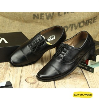 Giày tây nam trung niên buộc dây đế êm da lì ( Shopgiayvinagiare)