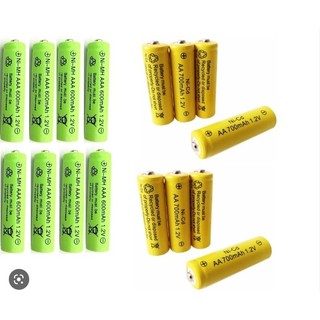 Pin sạc xe điều khiển 1.2v 700mah , 600mah aa và aaa