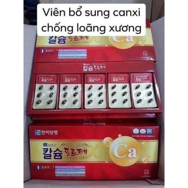 Viên Canxi Hanmi Hàn Quốc Hộp 120 Viên, Bổ Xung Canxi Giúp Xương Chắc Khoẻ Và Chống Loãng Xương
