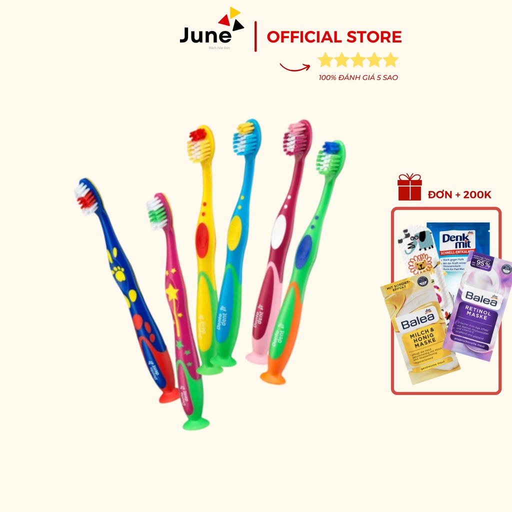 Set bàn chải đánh răng bảo vệ nướu trẻ em Dontodent - chính hãng Đức