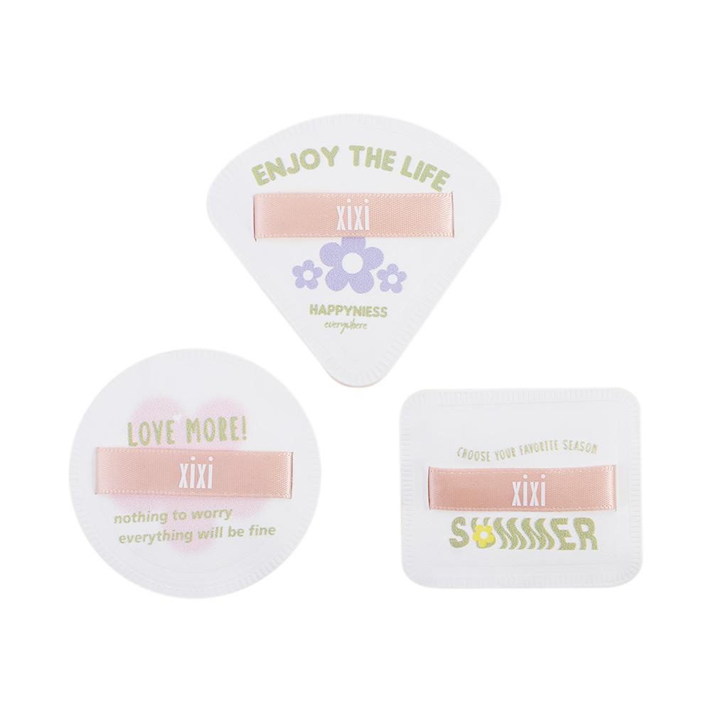 Set 3 Mút Trang Điểm Hình Vuông / Tròn / Ướt Siêu Bền Tiện Dụng