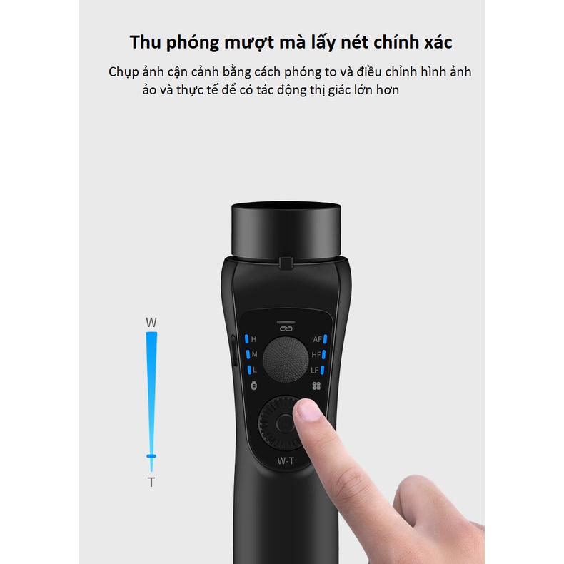 ✅Ngay tại Hà Nội✅Tay cầm chống rung 3 trục gimbal S5B tích hợp sạc dự phòng - pin lithium 4000mAh, Gimbal điện thoại qua