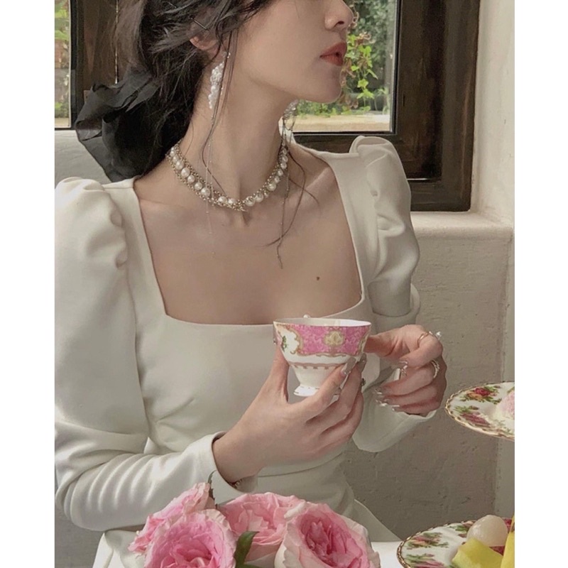 | Chang Tròn | Đầm Tiệc Chiết Eo Bigsize