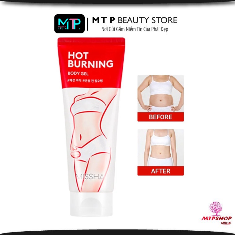 Gel Tan Mỡ Bụng Missha Hot Burning Body Gel