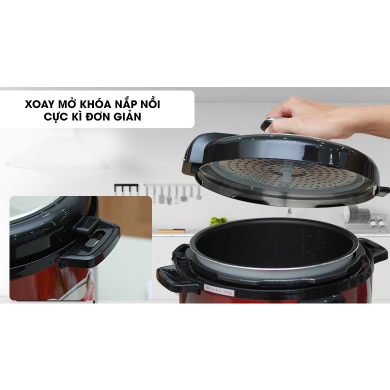 Nồi áp suất điện Sunhouse SHD-1552 5 lít Đocavo xincosmetics