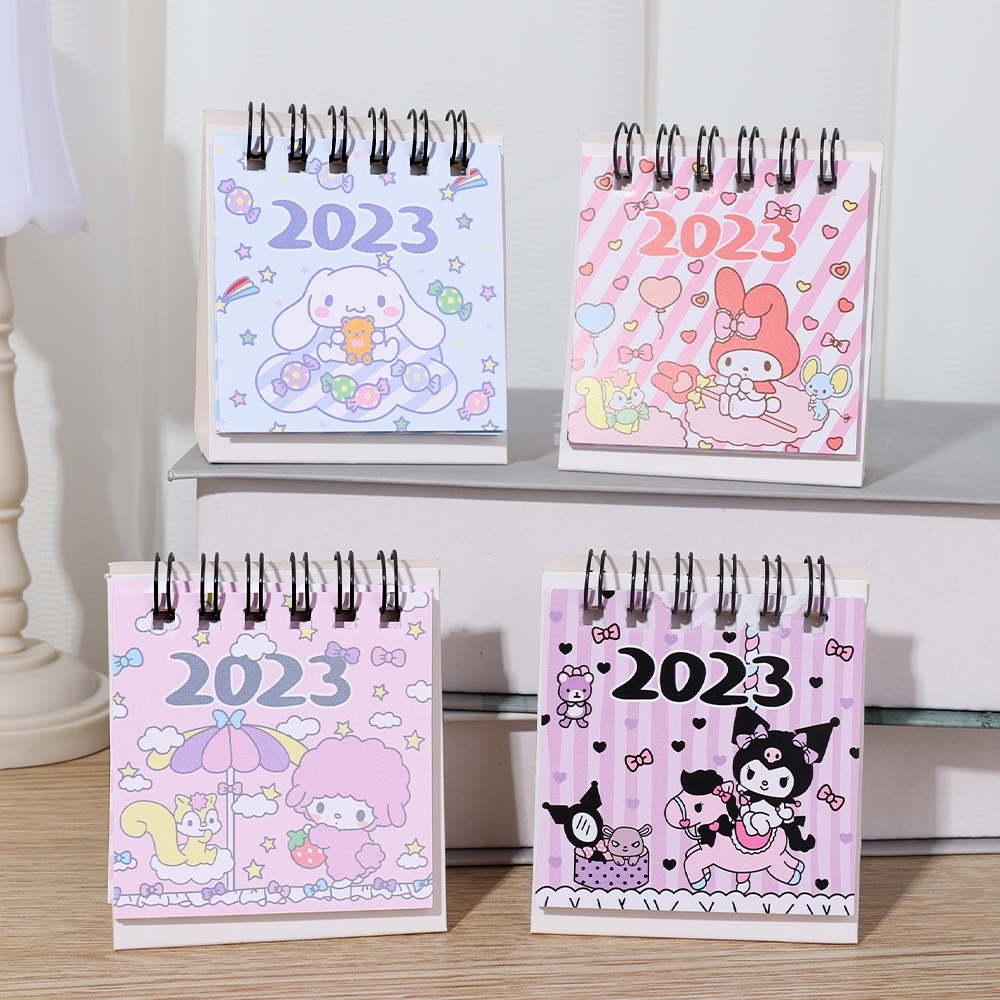 Lịch Năm 2023 Mini Để Bàn Họa Tiết Hoạt Hình Dễ Thương Bắt Mắt