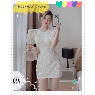 BIGSIZE Đầm trắng bigsize
