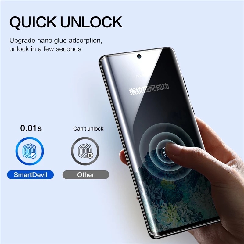 Kính Cường Lực Bảo Vệ Màn Hình Cong Chống Nhìn Trộm Cho VIVO V29 V27 V25 S17 Pro iQOO X90 X80 X70 X60 X50 Pro Plus Nex 3 3s