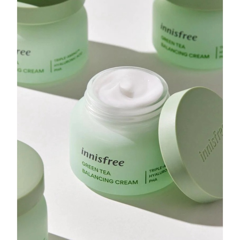 Kem Dưỡng Ẩm Trà Xanh Innisfree Green Tea Balancing Cream EX